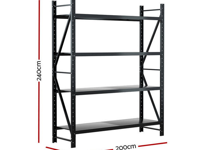 Giantz 2.4Mx2M Warehouse Shelving Garage Rack