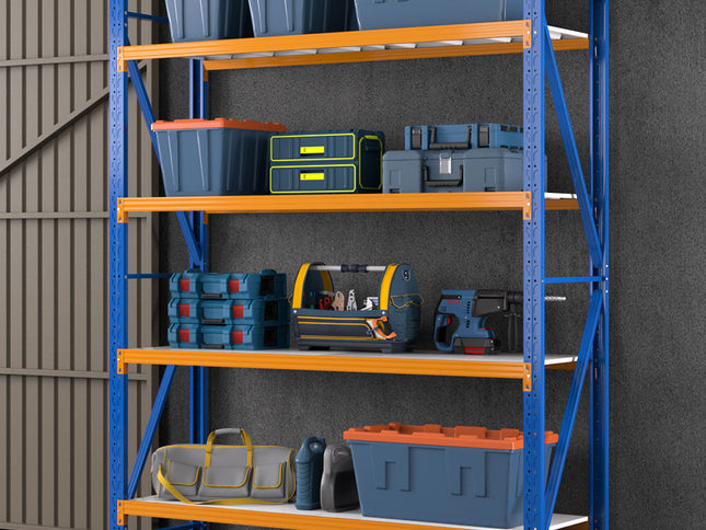 Giantz 2.4Mx2M Garage Shelving Warehouse Rack Pallet Racking Storage Shelf Blue