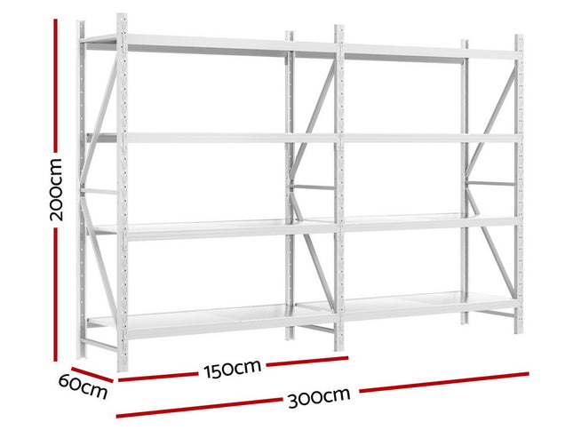 3Mx2M Giantz Garage Shelving Warehouse Rack