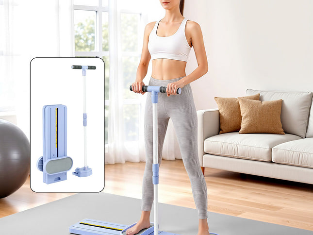Everfit Thigh Hip Exerciser Home Ski Leg Trainer Machine Fitness Cardio Foldable