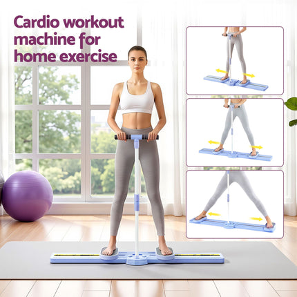 Everfit Thigh Hip Exerciser Home Ski Leg Trainer Machine Fitness Cardio Foldable