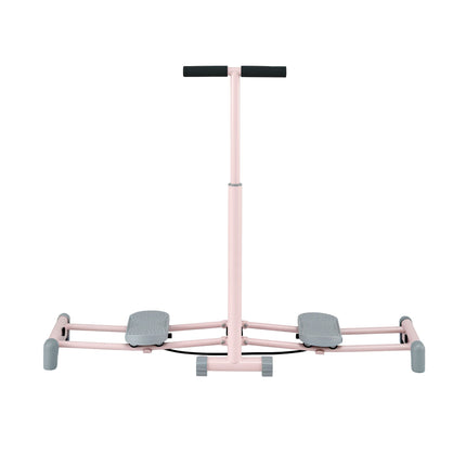 Everfit Foldable Ski Exercise Machine Leg Thigh Trainer Home Fitness Cardio Pink
