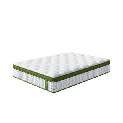BedStory Double 30cm Hybrid Mattress Cooling Gel Memory Foam 5 Zone Pocket Spring Bed Temperature Regulating