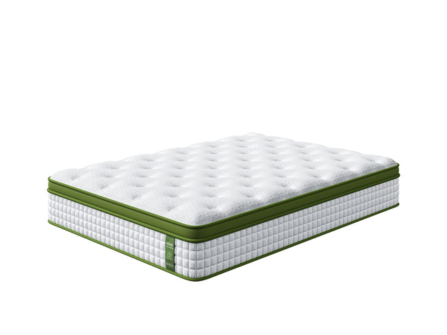 BedStory Double 30cm Hybrid Mattress Cooling Gel Memory Foam 5 Zone Pocket Spring Bed Temperature Regulating