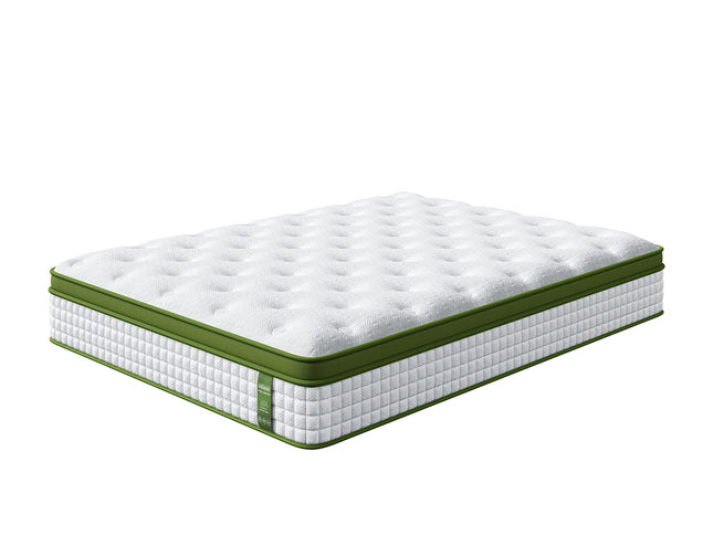 BedStory Queen 30cm Hybrid Mattress Cooling Gel Memory Foam 5 Zone Pocket Spring Bed Temperature Regulating