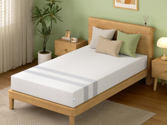 BedStory King Memory Foam Mattress 25cm Cooling Gel Foam Mattress in a Box Medium Feel