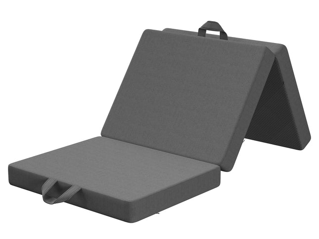 BedStory Folding Mattress Small King Single Trifold Mattress Firm Support Foam Washable Cover 10cm