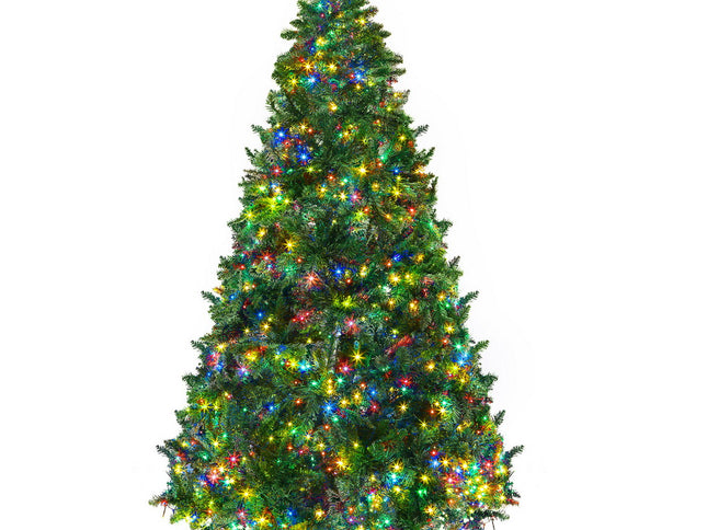 Jingle Jollys Christmas Tree 2.1m Xmas Tree Decoration 8 Light Mode Multi Colour