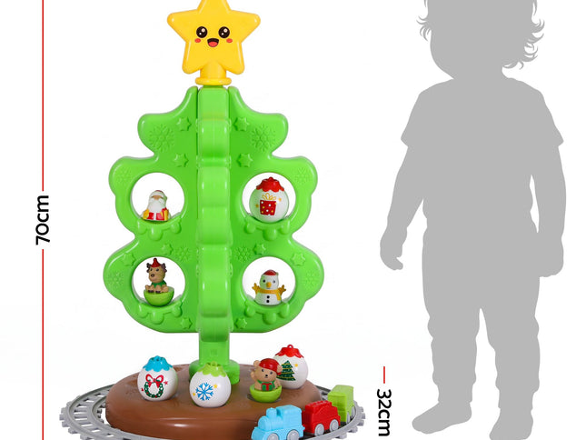 Jingle Jollys Toddler First Christmas Tree Mini Xmas Tree Toy Set with Train