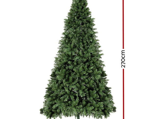 Jingle Jollys Christmas Tree 2.7M LED Xmas Tree Party Decorations 2590 Tips
