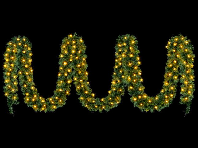 Jingle Jollys 20M Christmas Garland LED Lights Party Xmas Decorations 1400 Tips