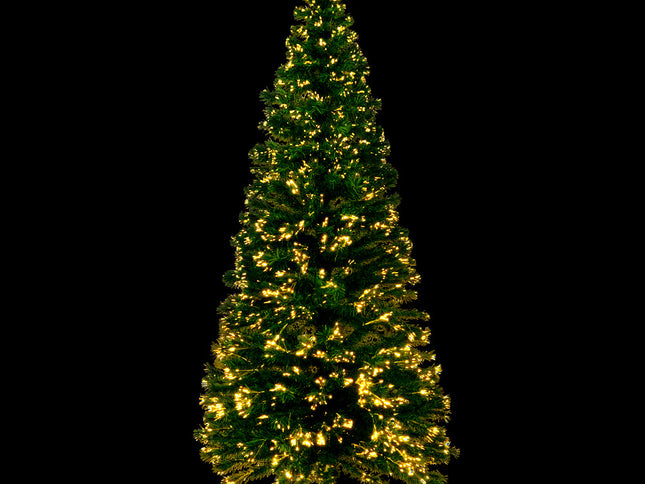 Jingle Jollys 1.8m Christmas Tree Optic Fibre LED Xmas tree Warm White