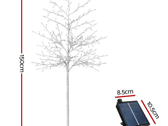 1.5M Christmas Tree 304 LED Solar Jingle Jollys