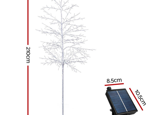 2.1M Christmas Tree 480 LED Solar Jingle Jollys