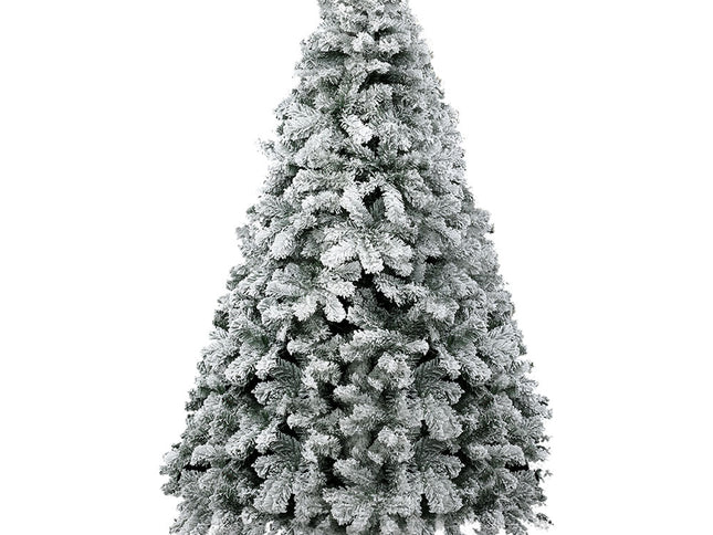 Jingle Jollys Christmas Tree 1.8m Snow Flocked Xmas Tree Decorations 468 Tips