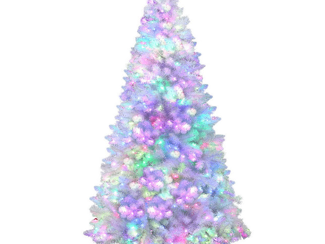Jingle Jollys Christmas Tree 2.1m RGB Remote Xmas Party Decorations 1310 Tips