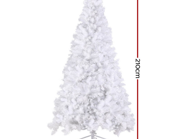 Jingle Jollys Christmas Tree 2.1m RGB Remote Xmas Party Decorations 1310 Tips