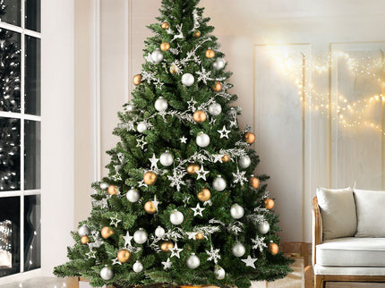 Jingle Jollys Christmas Tree 2.4m Green Xmas Tree Decorations 1225 Tips