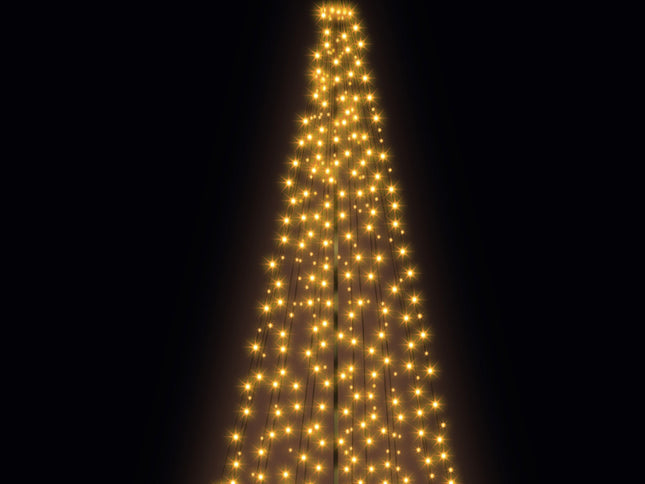 3.6M Christmas Tree LED Solar Warm Jingle Jollys