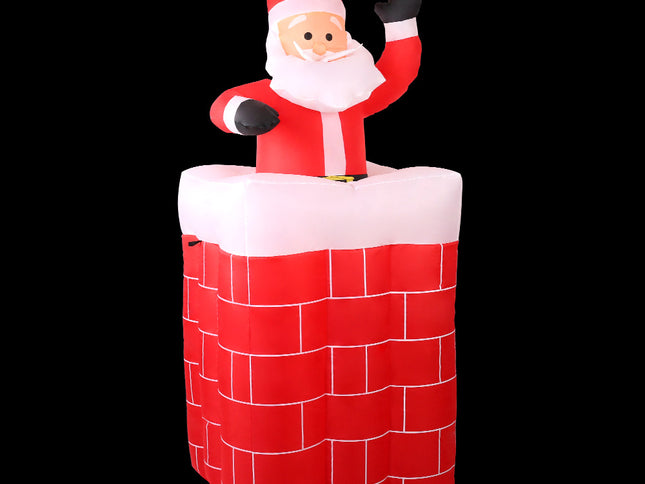 Jingle Jollys Christmas Inflatable Santa Pop Up 1.8M Illuminated Decorations