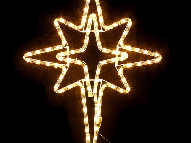 Jingle Jollys Christmas Lights 57cm Bethlehem Star 90 LED Xmas Decorations Motif