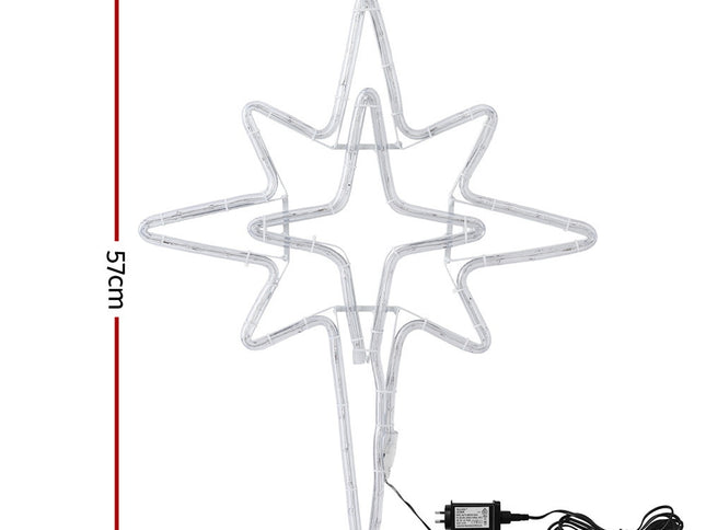 Jingle Jollys Christmas Lights 57cm Bethlehem Star 90 LED Xmas Decorations Motif