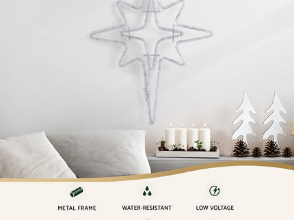Jingle Jollys Christmas Lights 57cm Bethlehem Star 90 LED Xmas Decorations Motif