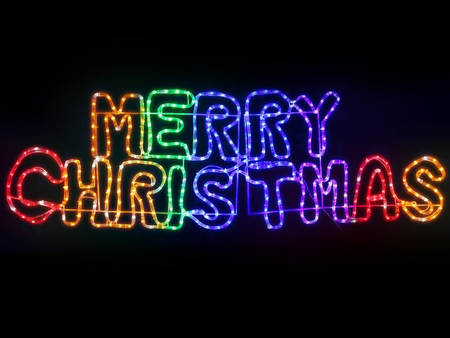 1.6M Christmas Lights Motif 360 LED Rope Light Outdoor Decoration Jingle Jollys