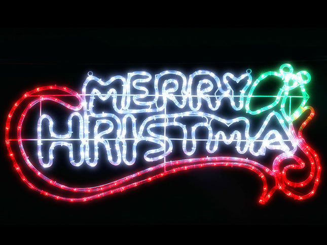 0.96M Christmas Lights Merry Christmas 288 LED Decorations Jingle Jollys