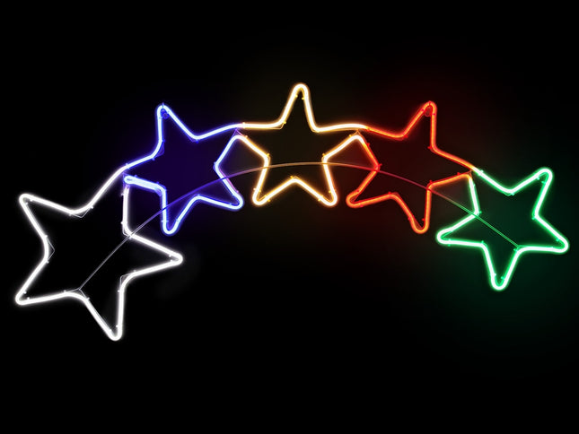 1.25M Christmas Lights Motif 560 LED Rope Light Outdoor Decoration Jingle Jollys