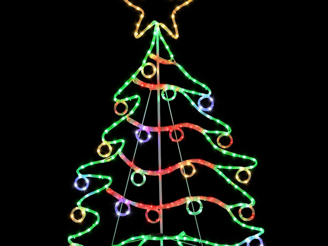 1.18M Christmas Lights Motif 288 LED Rope Light Outdoor Decoration Jingle Jollys