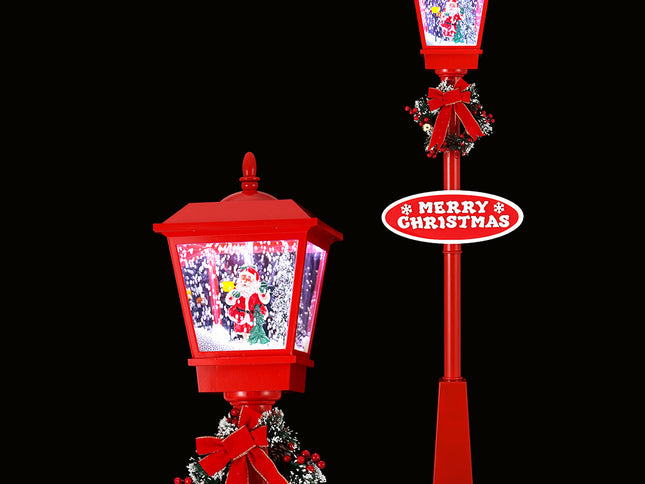 1.8M Christmas Lights Post Lamp LED Outdoor Decorations Jingle Jollys
