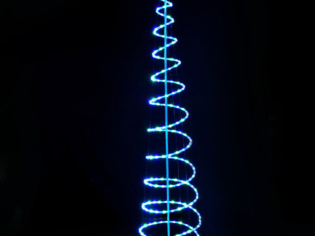 2.4M Christmas Tree LED Solar Motif Lights Jingle Jollys