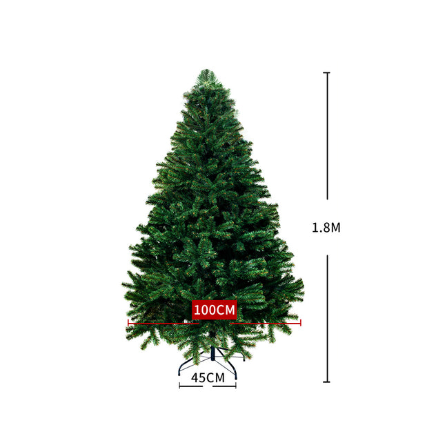 SANTACO Christmas Tree 1.8M 6Ft 350LED 1.8 Meter-1973193791192043522