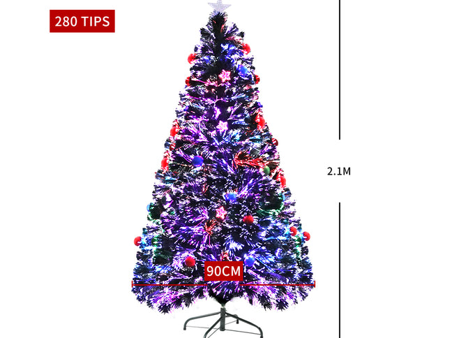 SANTACO Christmas Tree 2.1M 7Ft Xmas 2.1 Meter-1973193791963795458