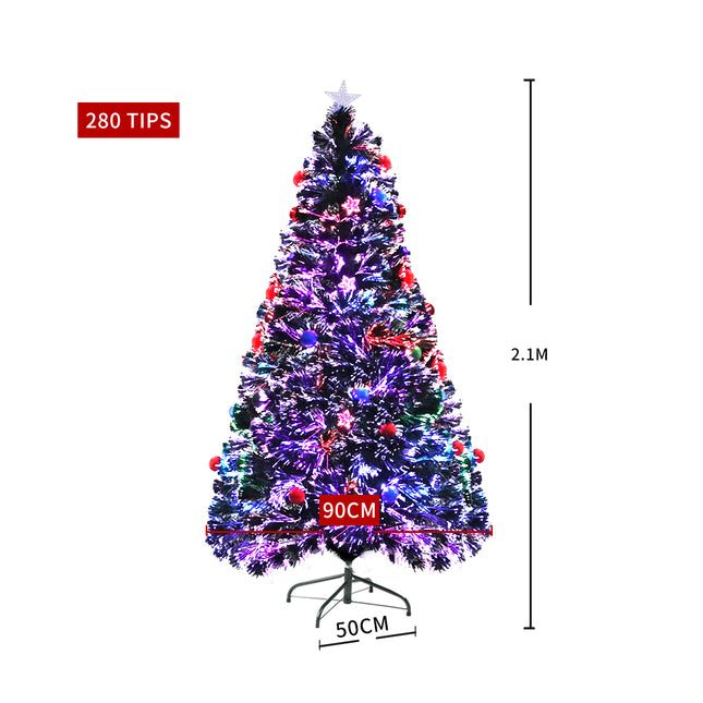 SANTACO Christmas Tree 2.1M 7Ft Xmas 2.1 Meter-1973193791963795458