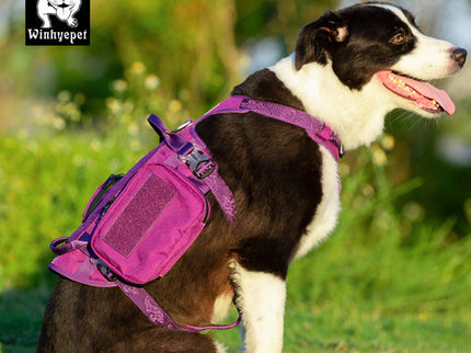 Whinhyepet Military Harness - Purple, M-1831155663376617476