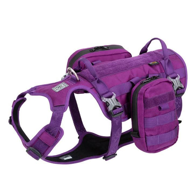Whinhyepet Military Harness - Purple, XL-1831155663666024449