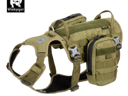 Whinhyepet Military Harness - Army Green, M-1831155662973964288