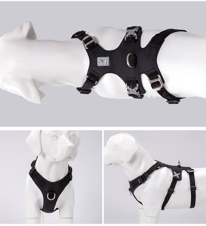 Whinhyepet Dog Harness - Black, XS-1962324894343630851