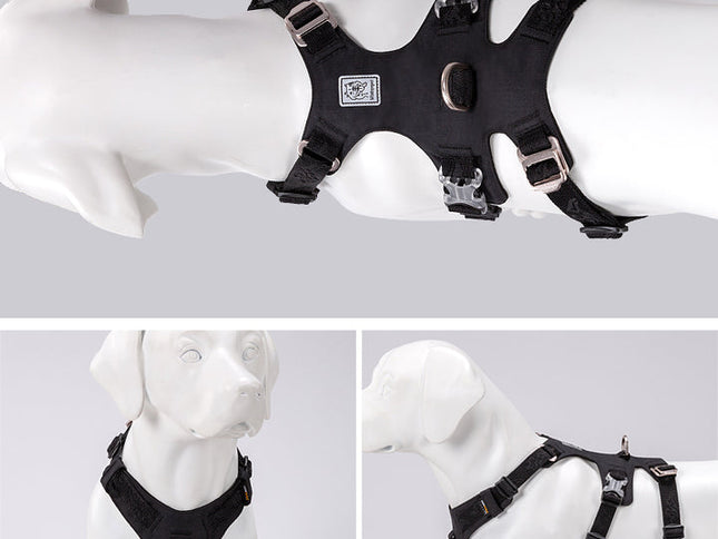 Whinhyepet Dog Harness - Black, 2XS-1962324894171664387