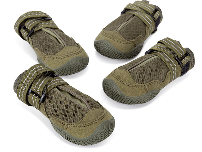 Whinhyepet Outdoor Adventure Dog Shoes - Green, Size 3-1831155666430070789