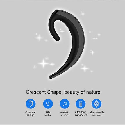 Wireless Bluetooth Earphone - Business Style Ear-Hanging-1915197686865334281