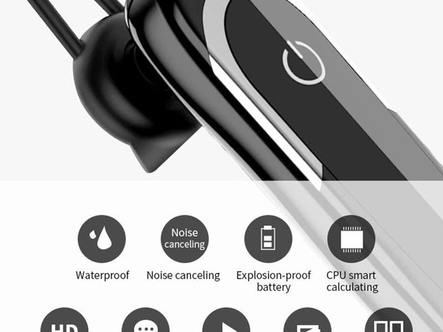 Waterproof Bluetooth Earphone With Noise Cancelling-1915196770938392578