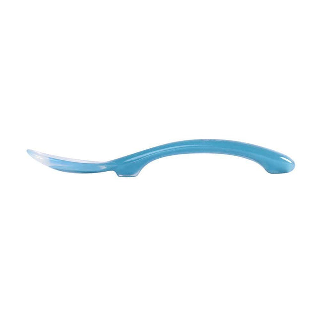 Beaba Silicone Suction Divided Plate & Spoon - Blue-1973194215533973505