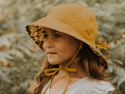 Bedhead Heritage Reversible Bucket Hat- Maggie/Maize M-1875027499247865860