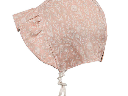 Bedhead Heritage Reversible Ruffle Bonnet Hat-Freya/Flax M-1875027434529755136
