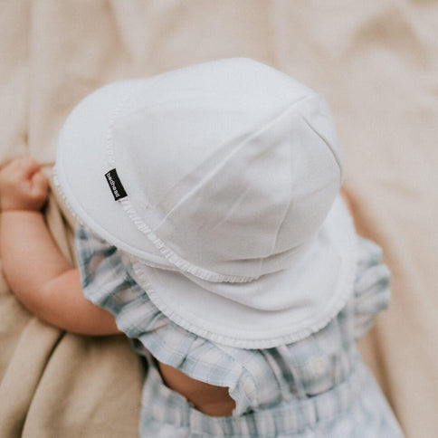 Bedhead Legionnaire Hat - Ruffle Trim 'White? L-1875027494898372609