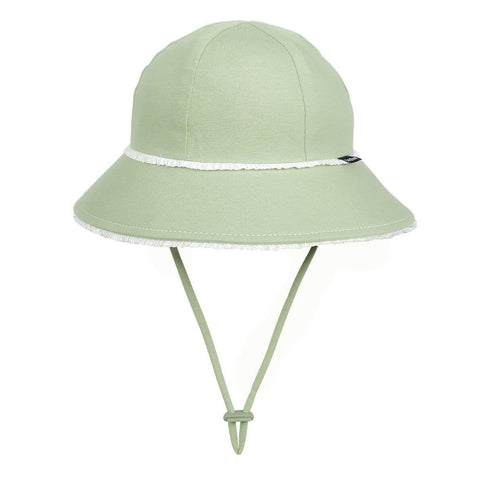 Bedhead Ponytail Bucket Hat - Khaki Ruffle L-1875027433820917760