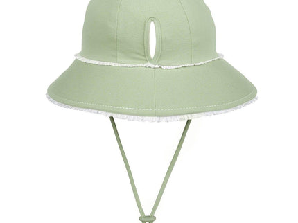 Bedhead Ponytail Bucket Hat - Khaki Ruffle L-1875027433820917761